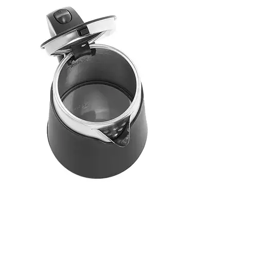 Adler AD 1372B tetera eléctrica 0,6 L 800 W Negro, Metálico