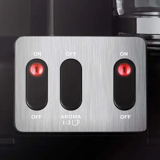 Cafeteras goteo Manual Negro 1 L 10 cups KM850811 KRUPS