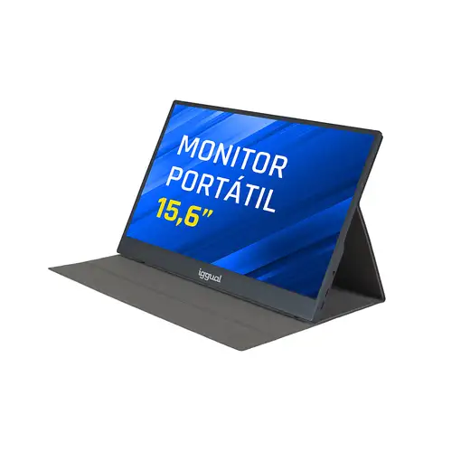 iggual Monitor portátil 15,6" IPS FHD USB-C funda