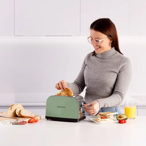 Taurus Vintage II 7 2 rebanada(s) 950 W Oliva