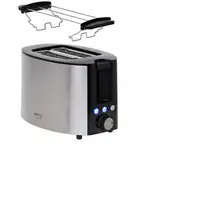 Camry Premium CR 3215 tostadora 2 rebanada(s) 1000 W Acero inoxidable