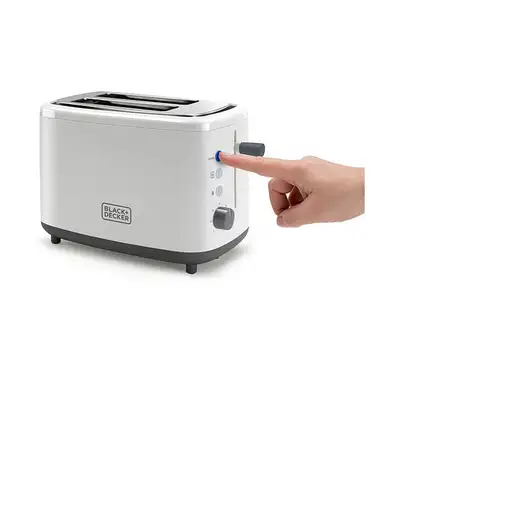 Black & Decker BXTO820E tostadora 7 2 rebanada(s) 820 W Blanco