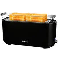 Clatronic TA 3802 4 rebanada(s) 1400 W Negro