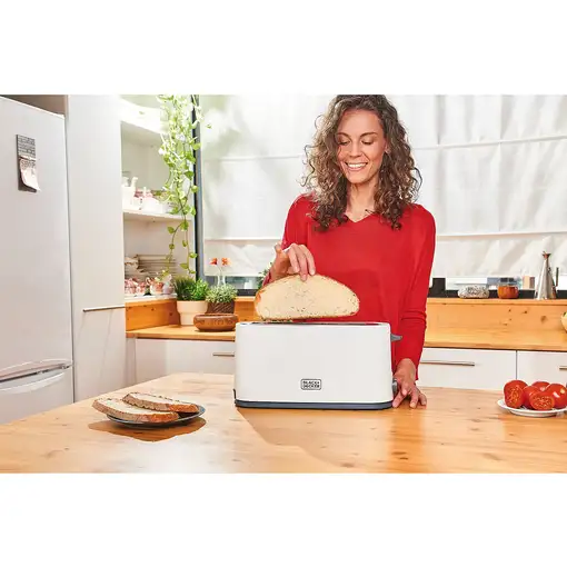 Black & Decker BXTO1001E tostadora 7 1 rebanada(s) 1000 W Blanco
