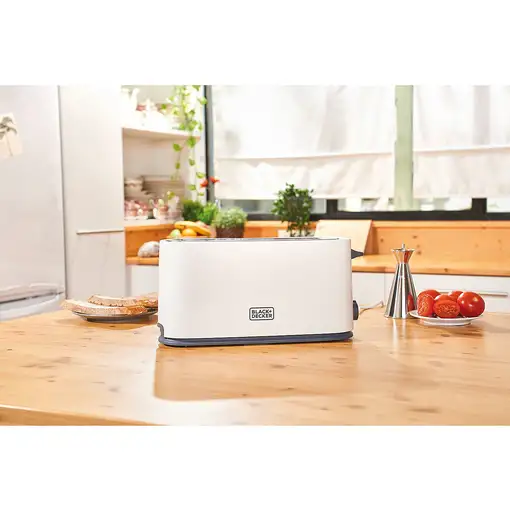 Black & Decker BXTO1001E tostadora 7 1 rebanada(s) 1000 W Blanco