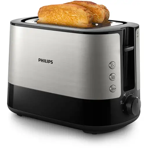 Philips Viva Collection HD2635/90 tostadora 7 2 rebanada(s) Negro, Titanio Philips Viva Collection HD2635/90 tostadora 7 2 rebanada(s) Negro, Titanio