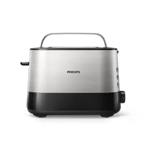 Philips Viva Collection HD2635/90 tostadora 7 2 rebanada(s) Negro, Titanio