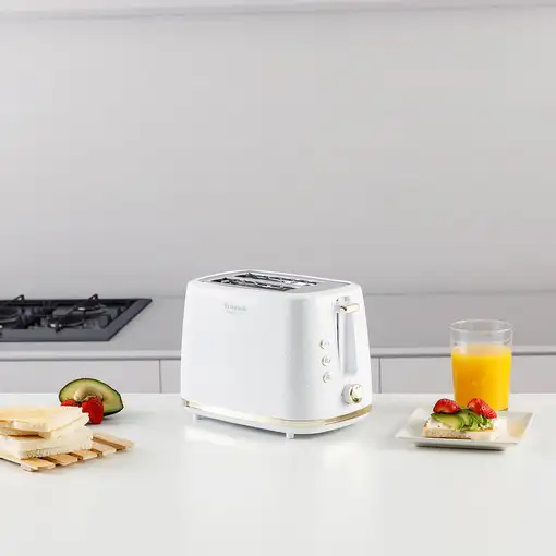 Taurus TO800P tostadora 7 2 rebanada(s) 800 W Blanco