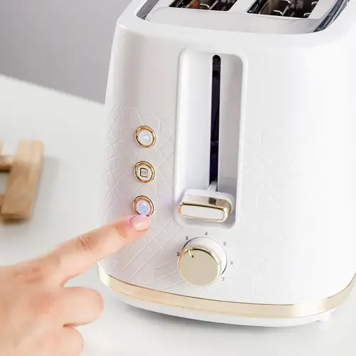 Taurus TO800P tostadora 7 2 rebanada(s) 800 W Blanco