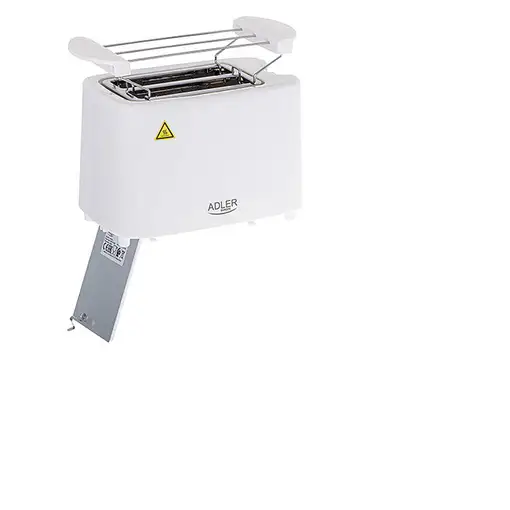 Adler AD 3223 tostadora 6 2 rebanada(s) 750 W Blanco