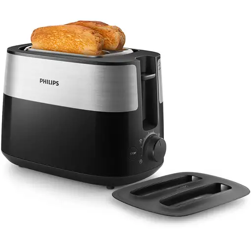 Philips Daily Collection HD2517/90 tostadora 8 2 rebanada(s) 830 W Negro, Plata Philips Daily Collection HD2517/90 tostadora 8 2 rebanada(s) 830 W Negro, Plata