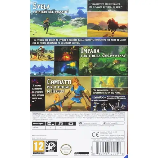 Juego La Leyenda de Zelda: Breath of the Wild para Nintendo Switch