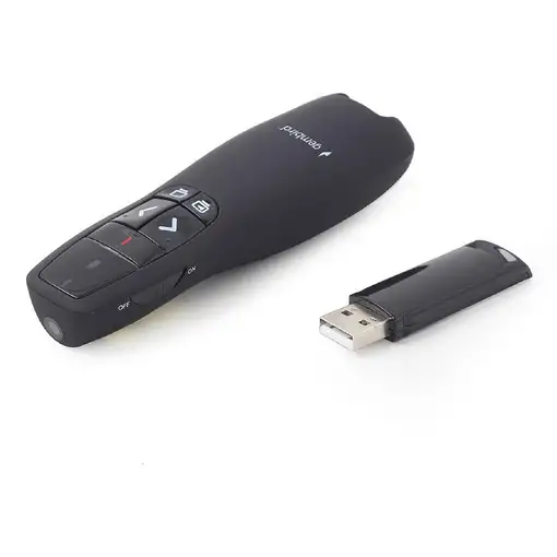 Gembird WP-L-12 apuntador inalámbricos RF Negro