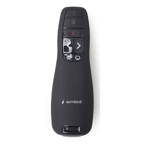 Gembird WP-L-12 apuntador inalámbricos RF Negro