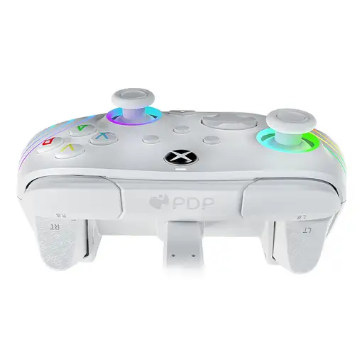 PDP Mando con cable Afterglow Wave: White Para Xbox Series X|S, Xbox One y Windows