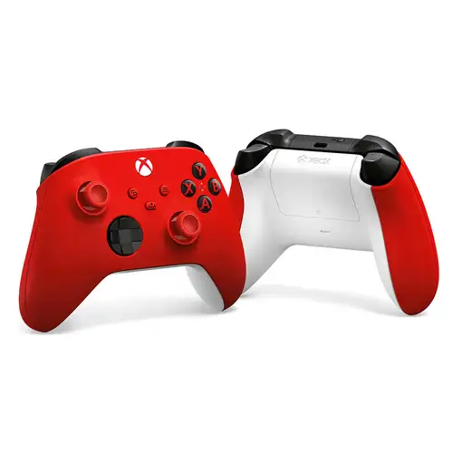 Microsoft EP2-29936 mando y volante Rojo, Blanco Bluetooth Gamepad Analógico/Digit
