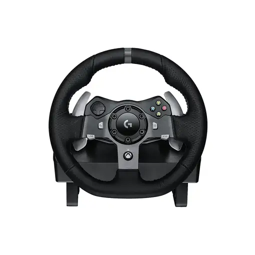 Logitech G 941-000124 mando y volante Negro USB Volante + Pedales Analógico/Digita