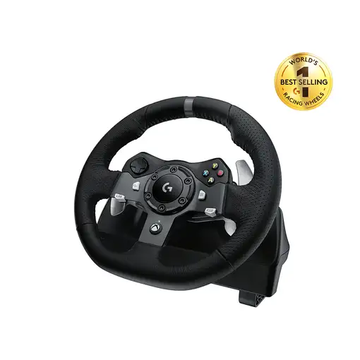 Logitech G 941-000124 mando y volante Negro USB Volante + Pedales Analógico/Digita
