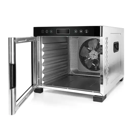 Rommelsbacher DA 950 deshidratador de alimentos Negro, Acero inoxidable 600 W