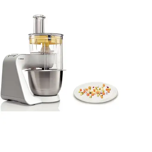 Bosch Styline robot de cocina 900 W 3,9 L Acero inoxidable, Blanco