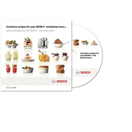 Bosch Styline robot de cocina 900 W 3,9 L Acero inoxidable, Blanco