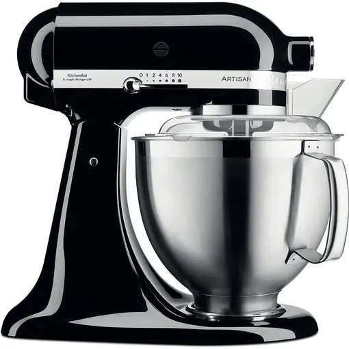 KitchenAid Artisan 5KSM185PS robot de cocina 300 W 4,8 L Negro