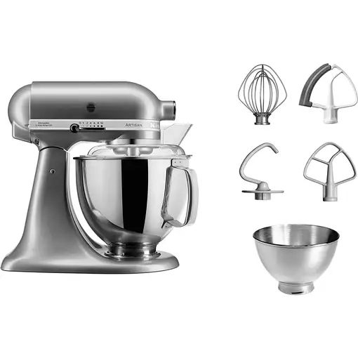KitchenAid 5KSM175PSECU Batidora de varillas 300 W Plata
