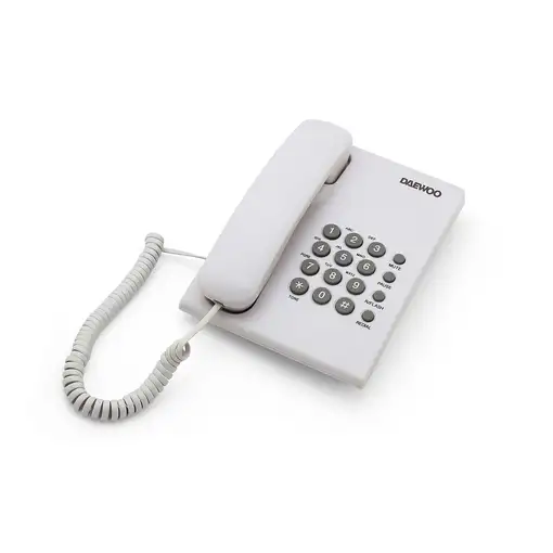 Daewoo DTC-215 Teléfono analógico Blanco