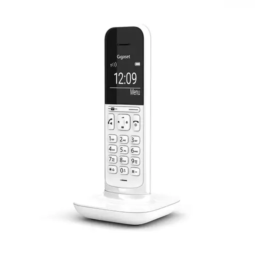 Gigaset CL390 Teléfono DECT/analógico Identificador de llamadas Blanco