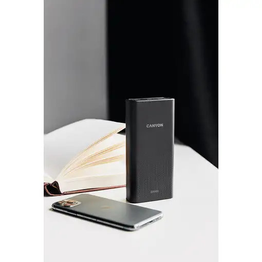 Canyon Powerbank (batería externa) PB-2001 20000 mAh Negro