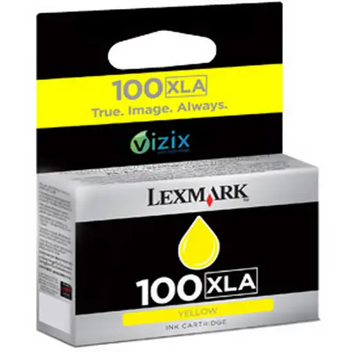 Lexmark 100XLA cartucho de tinta 1 pieza(s) Original Amarillo Lexmark 100XLA cartucho de tinta 1 pieza(s) Original Amarillo