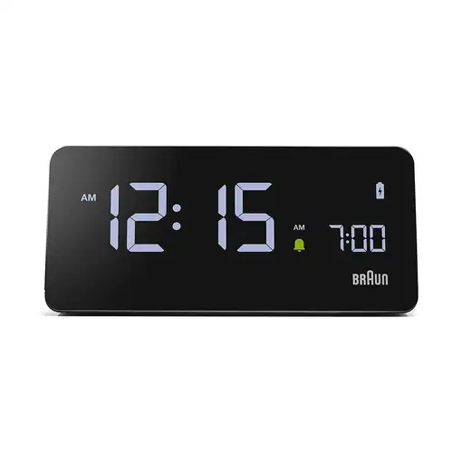 Braun BC21 Reloj despertador digital Negro