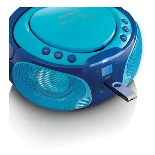 Lenco SCD-650 blue Portátil Azul