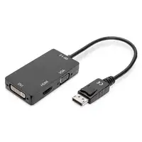 Digitus Cable convertidor DisplayPort 3 en 1