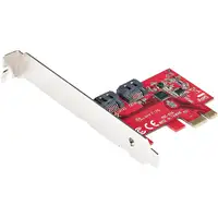 StarTech.com Tarjeta PCIe SATA - Tarjeta PCI Express Controladora de 2 Puertos SAT