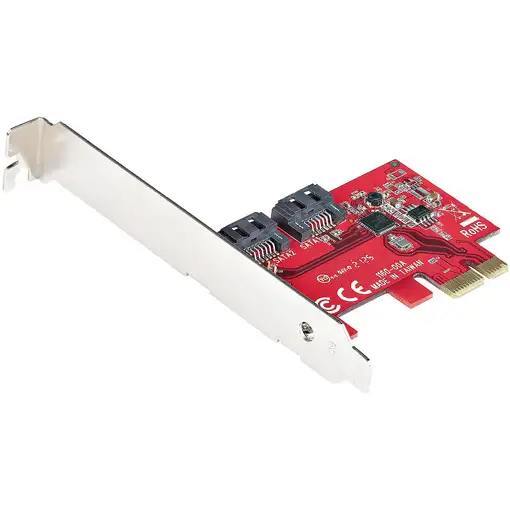 StarTech.com Tarjeta PCIe SATA - Tarjeta PCI Express Controladora de 2 Puertos SAT