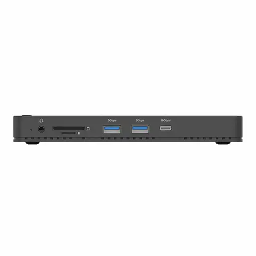 UNITEK D1079A base para portátil y replicador de puertos Alámbrico USB4 Negro