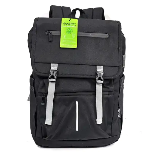 Ewent EW2537 maletines para portátil 40,9 cm (16.1") Mochila Negro
