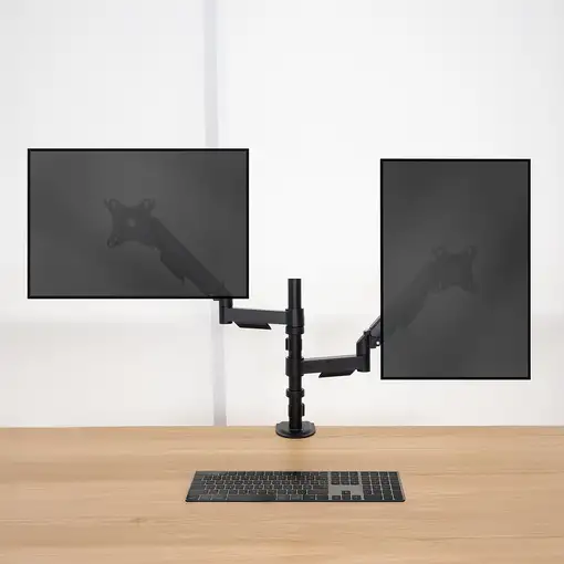 TooQ DB1533TNR-B soporte para monitor 81,3 cm (32") Escritorio Negro