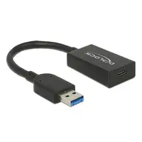 DeLOCK 65698 cable USB USB 3.2 Gen 2 (3.1 Gen 2) 0,15 m USB A USB C Negro