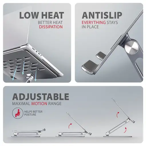 Otros accesorio informática Gris STND-LQ AXAGON