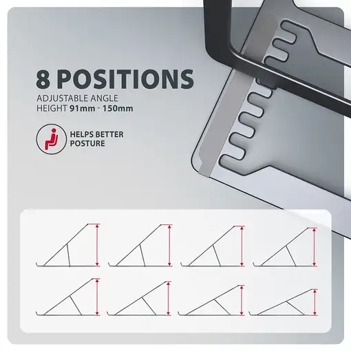 Otros accesorio informática Gris STND-LAG AXAGON
