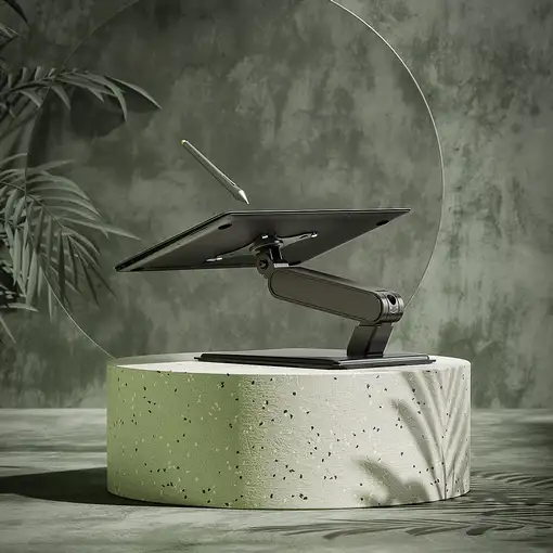 AISENS Soporte de Mesa Pro Contrapeso Inclinable Para Monitor/POS 8kg de 17"-32",