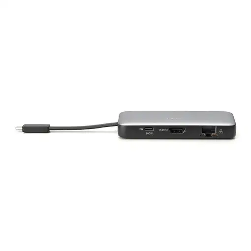 Digitus Base de conexión USB-C de viaje, 7 puertos