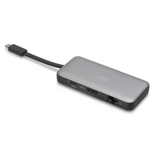Digitus Base de conexión USB-C de viaje, 7 puertos