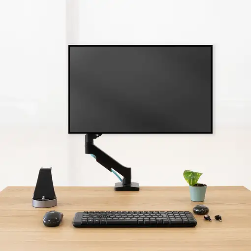 TooQ DB1733TNR-B soporte para monitor 81,3 cm (32") Escritorio Negro
