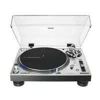 Audio-Technica AT-LP140XP Tocadiscos de tracción directa para DJ Plata
