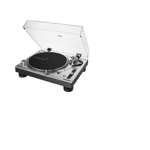 Audio-Technica AT-LP140XP Tocadiscos de tracción directa para DJ Plata