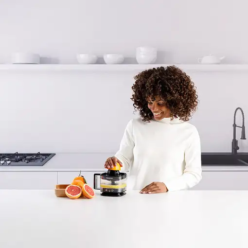 Taurus TC-350 Exprimidor eléctrico con brazo 25 W Negro, Transparente