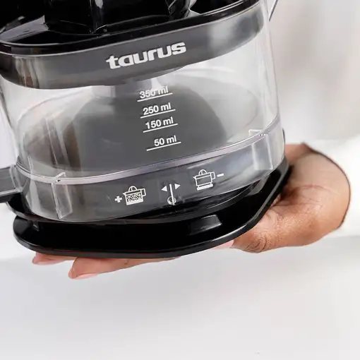 Taurus TC-350 Exprimidor eléctrico con brazo 25 W Negro, Transparente